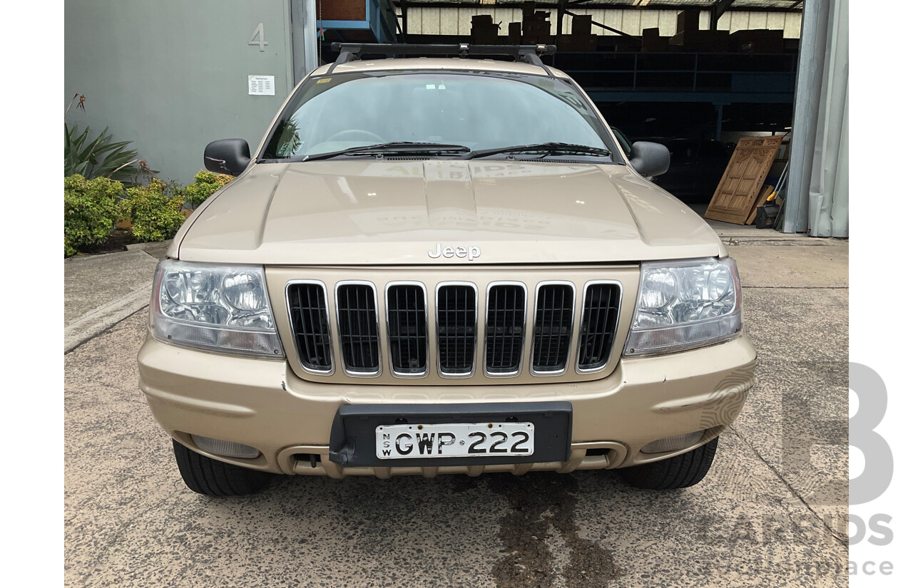 7/2001 Jeep Grand Cherokee Limited (4x4) WG 4d Wagon Champagne Pearl Metallic V8 4.7L