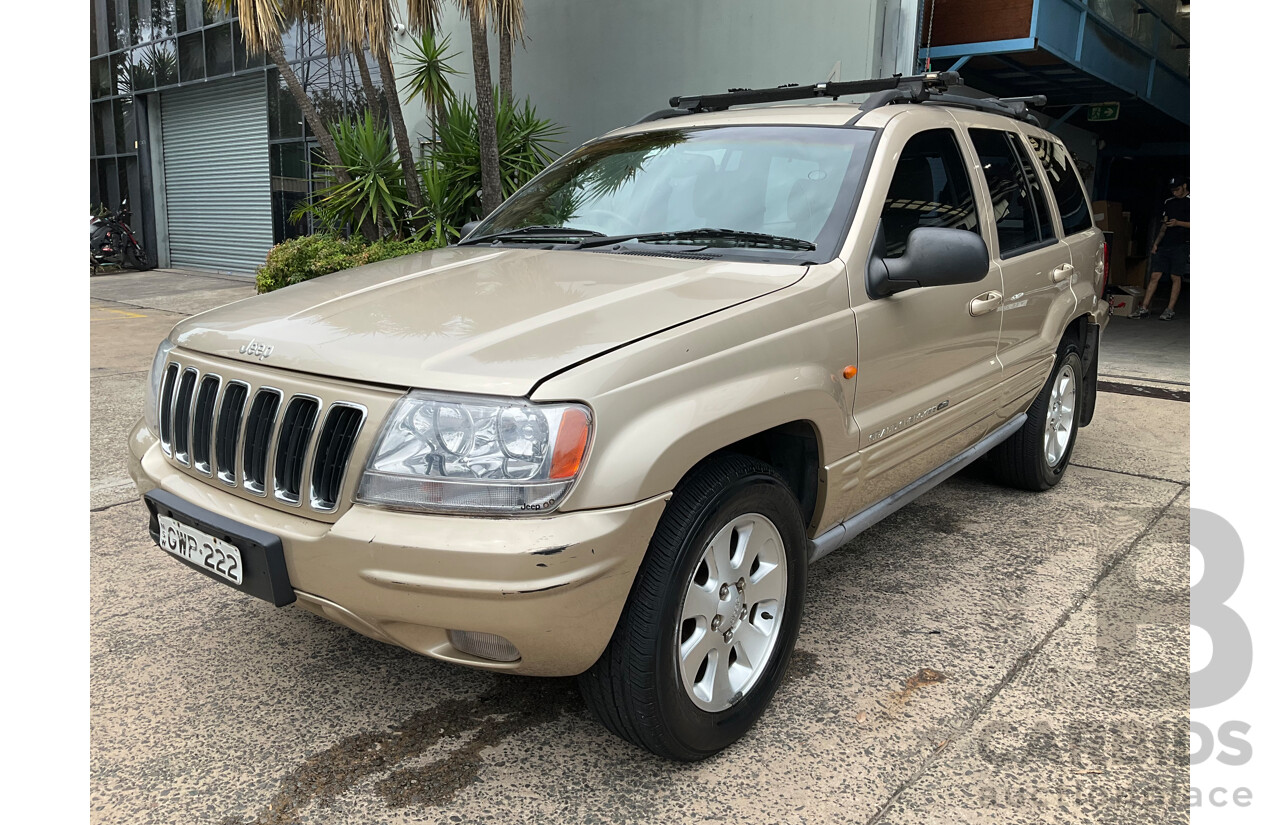 7/2001 Jeep Grand Cherokee Limited (4x4) WG 4d Wagon Champagne Pearl Metallic V8 4.7L