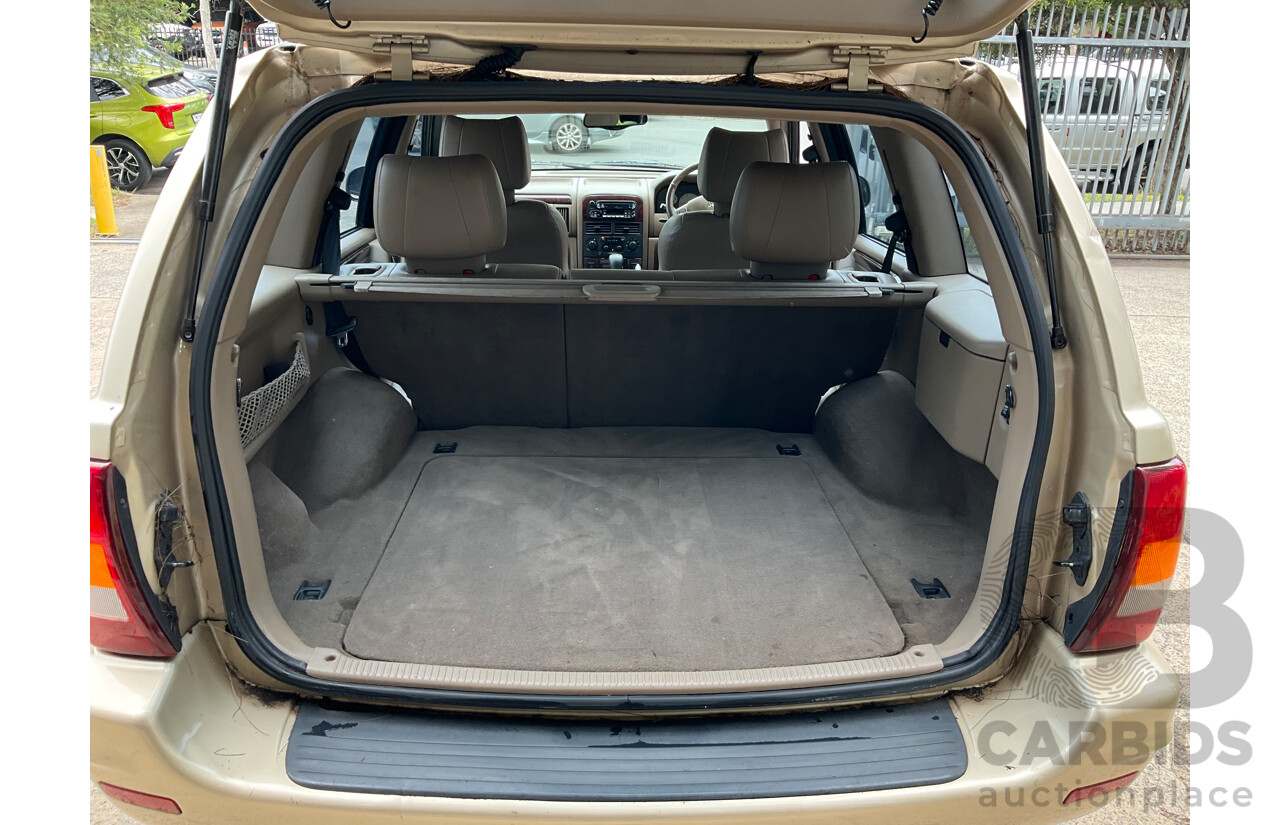 7/2001 Jeep Grand Cherokee Limited (4x4) WG 4d Wagon Champagne Pearl Metallic V8 4.7L