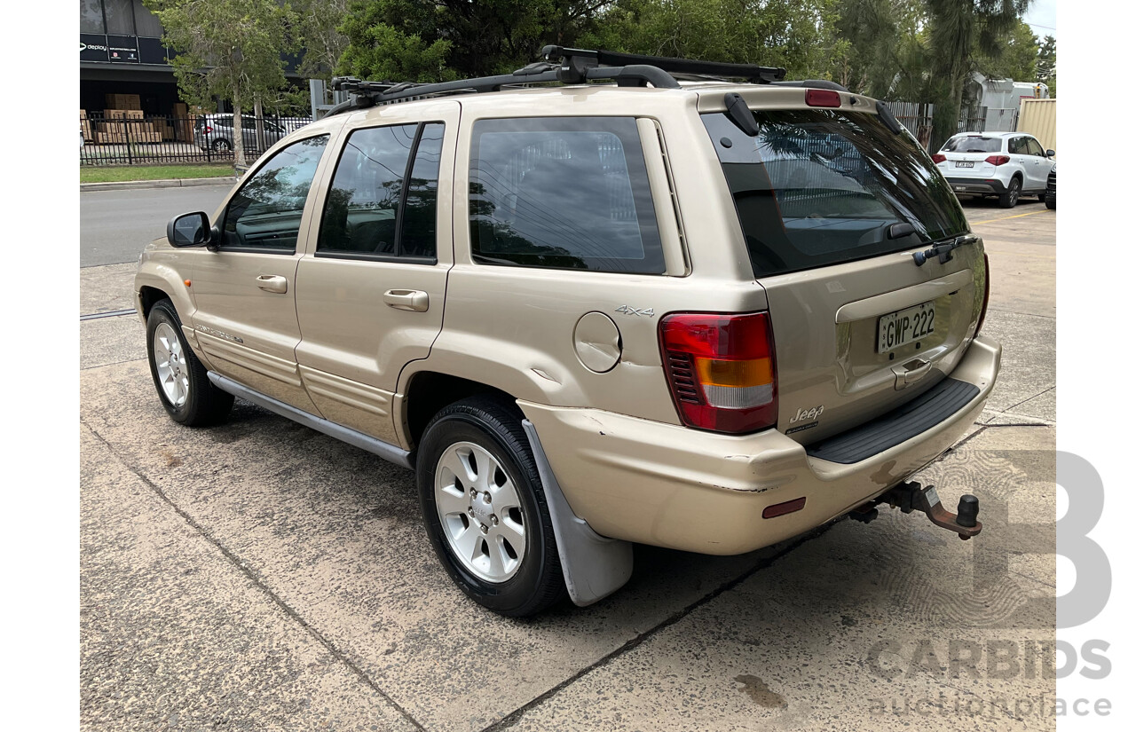 7/2001 Jeep Grand Cherokee Limited (4x4) WG 4d Wagon Champagne Pearl Metallic V8 4.7L