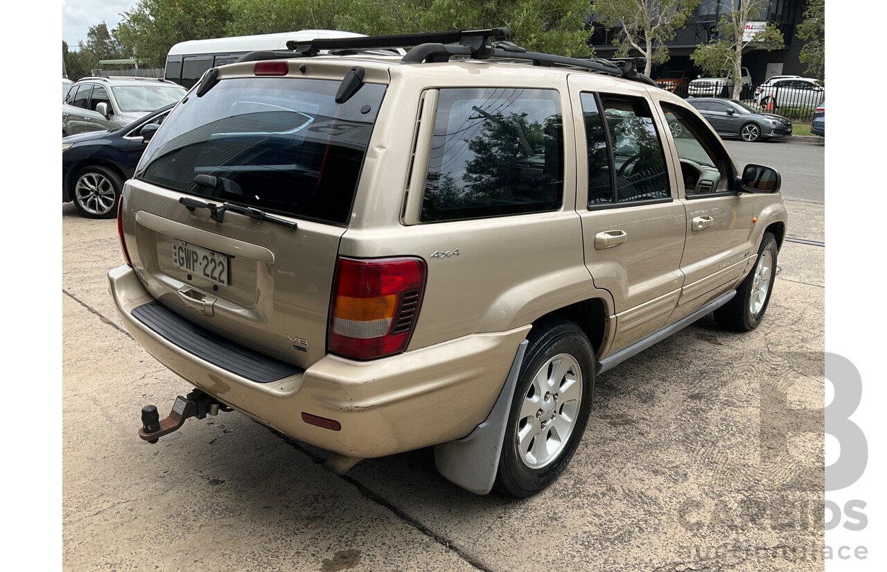 7/2001 Jeep Grand Cherokee Limited (4x4) WG 4d Wagon Champagne Pearl Metallic V8 4.7L