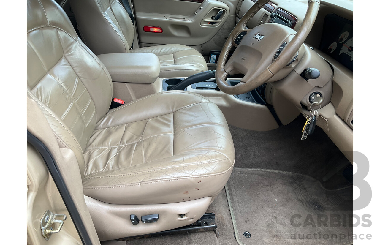 7/2001 Jeep Grand Cherokee Limited (4x4) WG 4d Wagon Champagne Pearl Metallic V8 4.7L