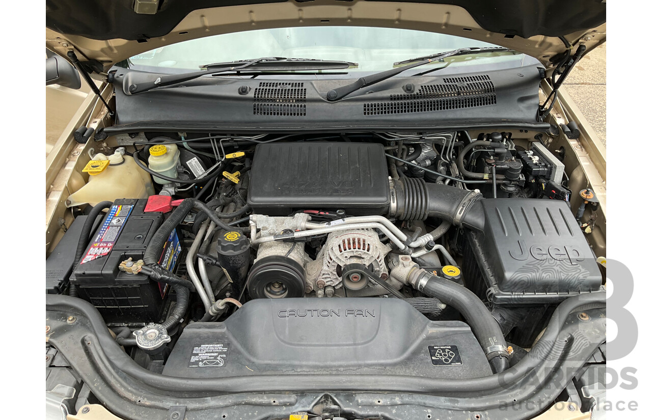 7/2001 Jeep Grand Cherokee Limited (4x4) WG 4d Wagon Champagne Pearl Metallic V8 4.7L