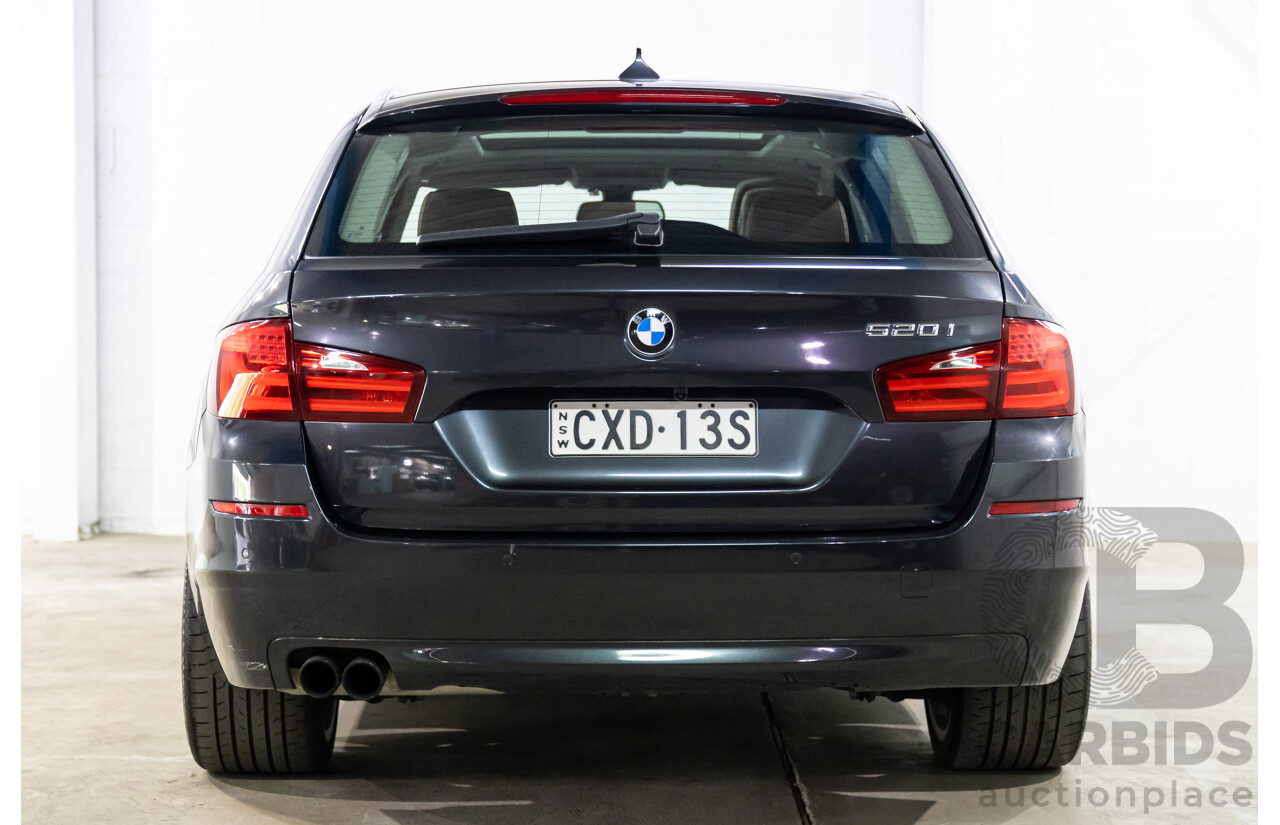 4/2013 BMW 520i Touring F11 MY14 4d Wagon Sophisto Grey Brilliant Effect Metallic Turbo 2.0L - 4/2015 Personal Import