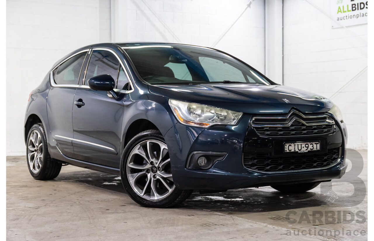 1/2012 Citroen DS4 DStyle 4d Wagon Blue Encre Metallic Turbo 1.6L