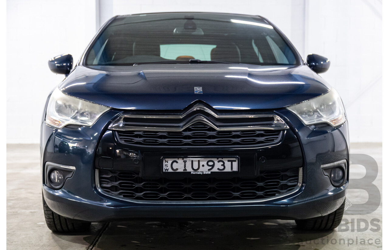 1/2012 Citroen DS4 DStyle 4d Wagon Blue Encre Metallic Turbo 1.6L