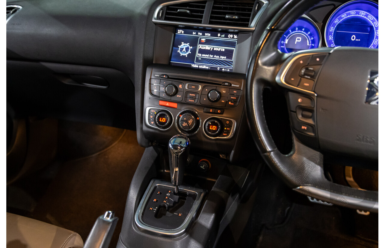 1/2012 Citroen DS4 DStyle 4d Wagon Blue Encre Metallic Turbo 1.6L