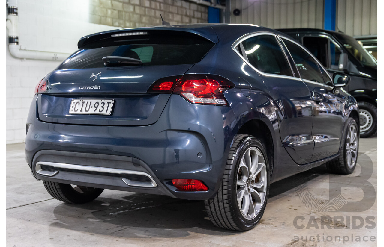 1/2012 Citroen DS4 DStyle 4d Wagon Blue Encre Metallic Turbo 1.6L