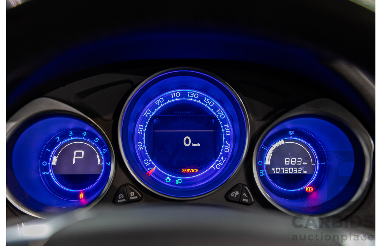 1/2012 Citroen DS4 DStyle 4d Wagon Blue Encre Metallic Turbo 1.6L