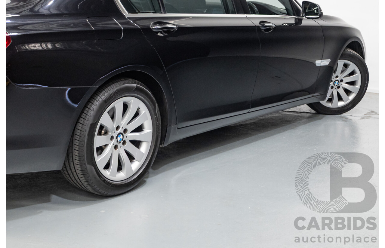 9/2013 BMW 740Li F02 MY13 4D Sedan Black Sapphire Metallic Turbo 3.0L