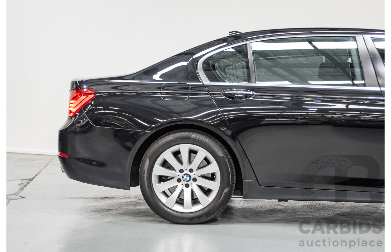 9/2013 BMW 740Li F02 MY13 4D Sedan Black Sapphire Metallic Turbo 3.0L