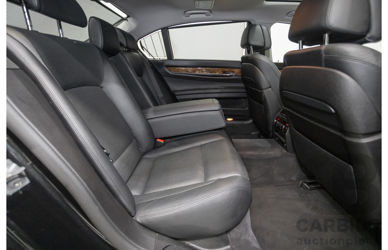 9/2013 BMW 740Li F02 MY13 4D Sedan Black Sapphire Metallic Turbo 3.0L