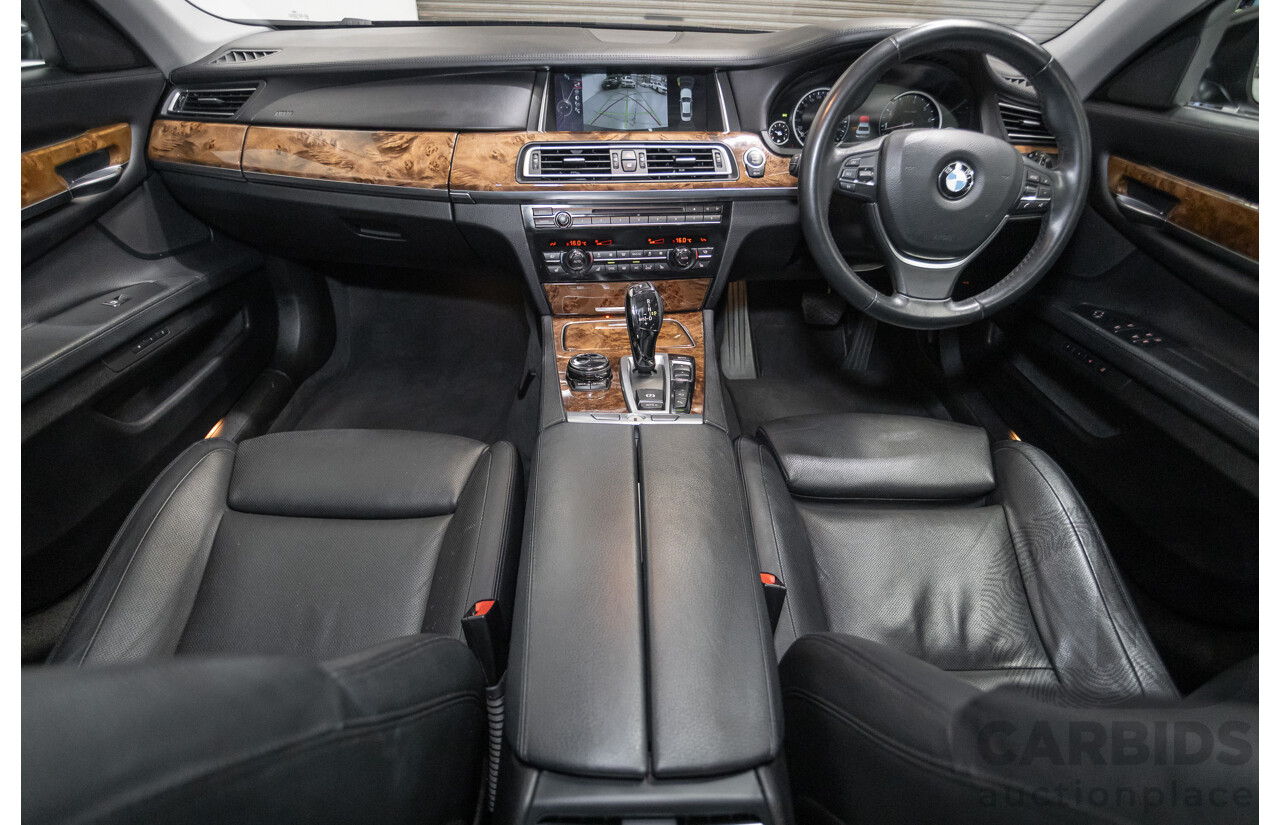 9/2013 BMW 740Li F02 MY13 4D Sedan Black Sapphire Metallic Turbo 3.0L