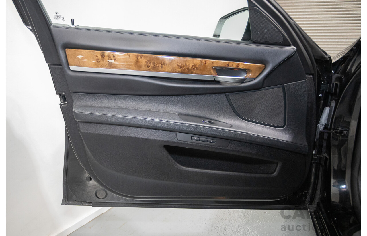 9/2013 BMW 740Li F02 MY13 4D Sedan Black Sapphire Metallic Turbo 3.0L