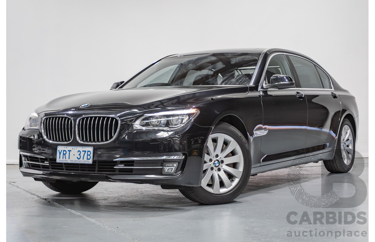 9/2013 BMW 740Li F02 MY13 4D Sedan Black Sapphire Metallic Turbo 3.0L