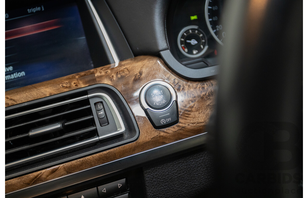 9/2013 BMW 740Li F02 MY13 4D Sedan Black Sapphire Metallic Turbo 3.0L