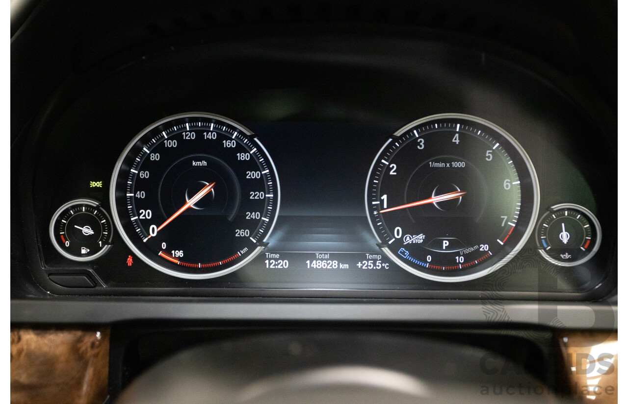 9/2013 BMW 740Li F02 MY13 4D Sedan Black Sapphire Metallic Turbo 3.0L