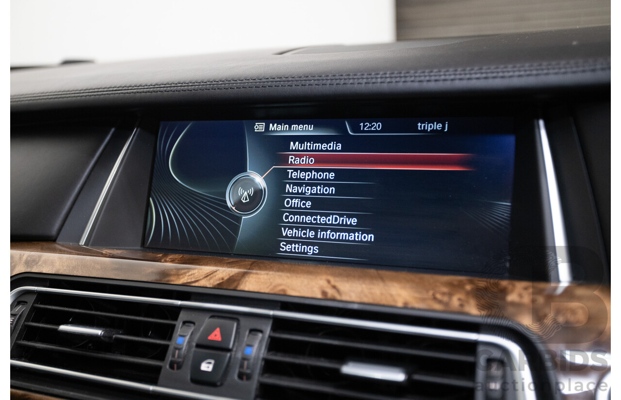 9/2013 BMW 740Li F02 MY13 4D Sedan Black Sapphire Metallic Turbo 3.0L