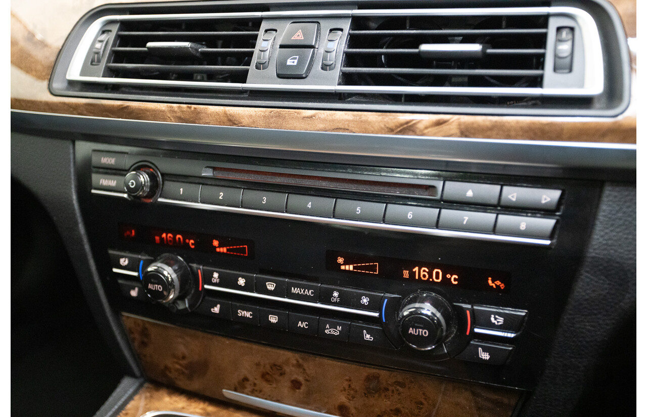 9/2013 BMW 740Li F02 MY13 4D Sedan Black Sapphire Metallic Turbo 3.0L