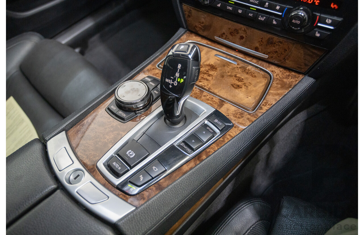 9/2013 BMW 740Li F02 MY13 4D Sedan Black Sapphire Metallic Turbo 3.0L