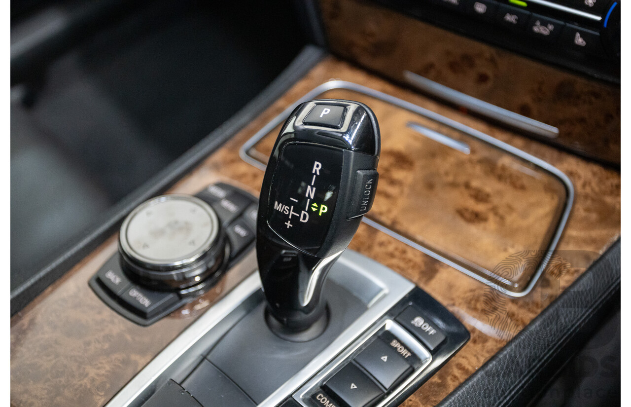 9/2013 BMW 740Li F02 MY13 4D Sedan Black Sapphire Metallic Turbo 3.0L