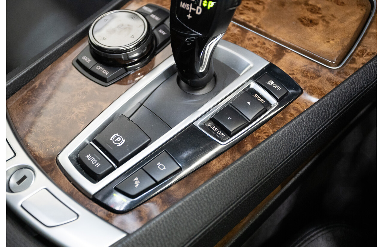 9/2013 BMW 740Li F02 MY13 4D Sedan Black Sapphire Metallic Turbo 3.0L