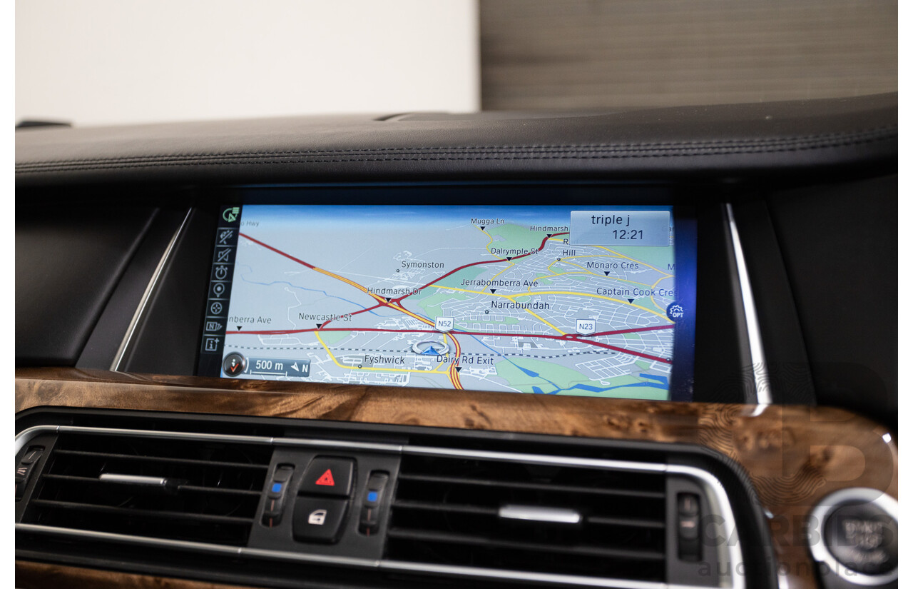 9/2013 BMW 740Li F02 MY13 4D Sedan Black Sapphire Metallic Turbo 3.0L