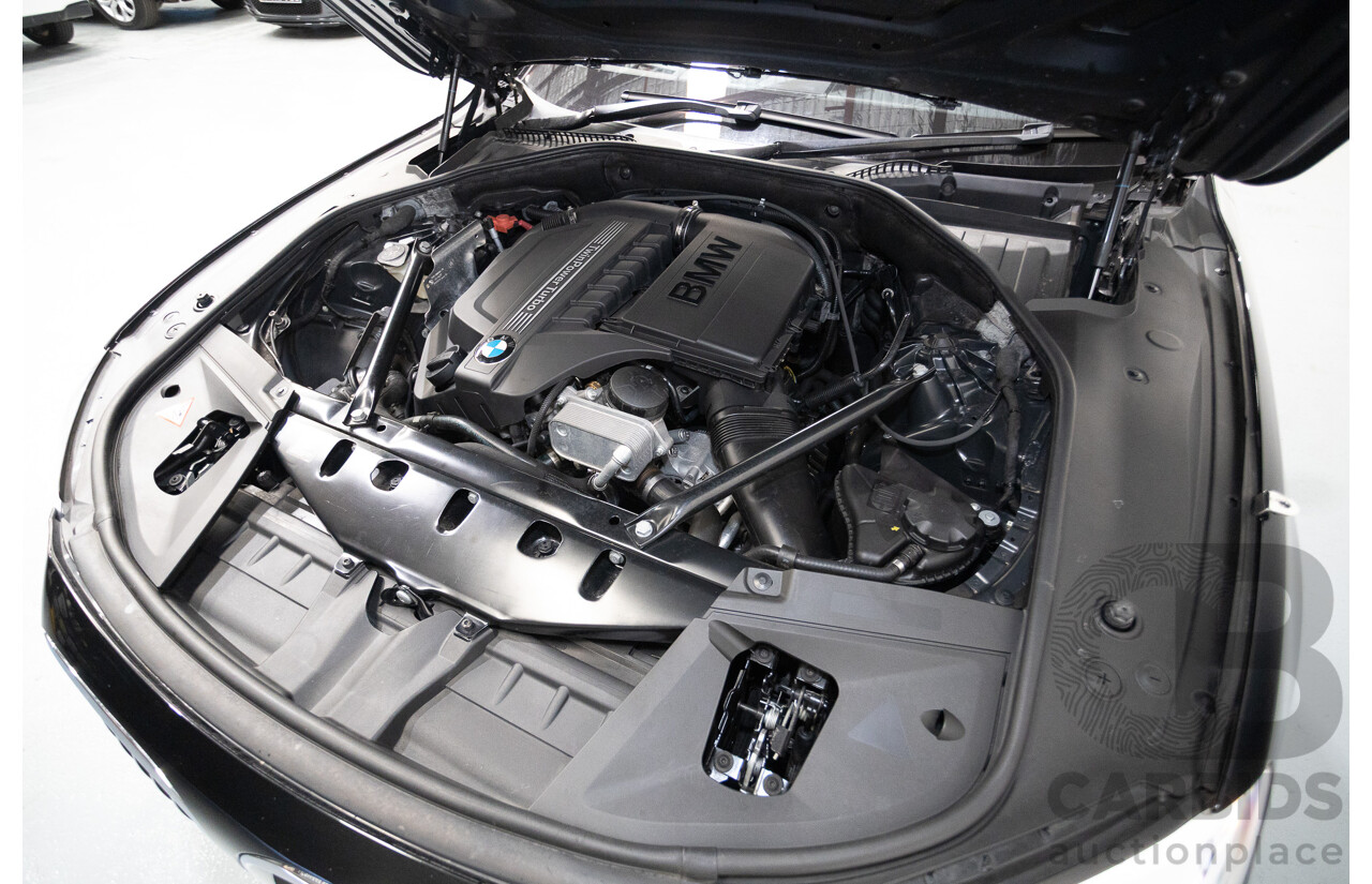 9/2013 BMW 740Li F02 MY13 4D Sedan Black Sapphire Metallic Turbo 3.0L