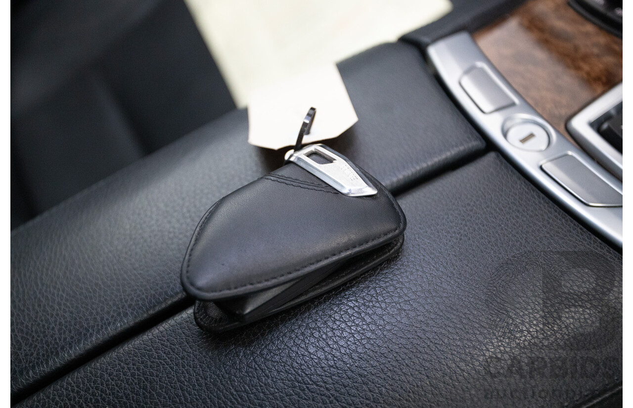 9/2013 BMW 740Li F02 MY13 4D Sedan Black Sapphire Metallic Turbo 3.0L