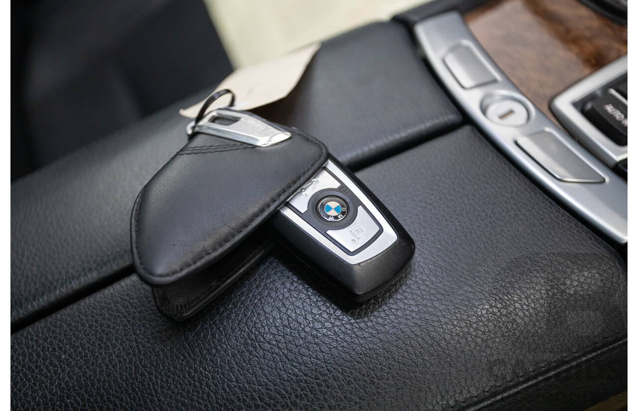 9/2013 BMW 740Li F02 MY13 4D Sedan Black Sapphire Metallic Turbo 3.0L