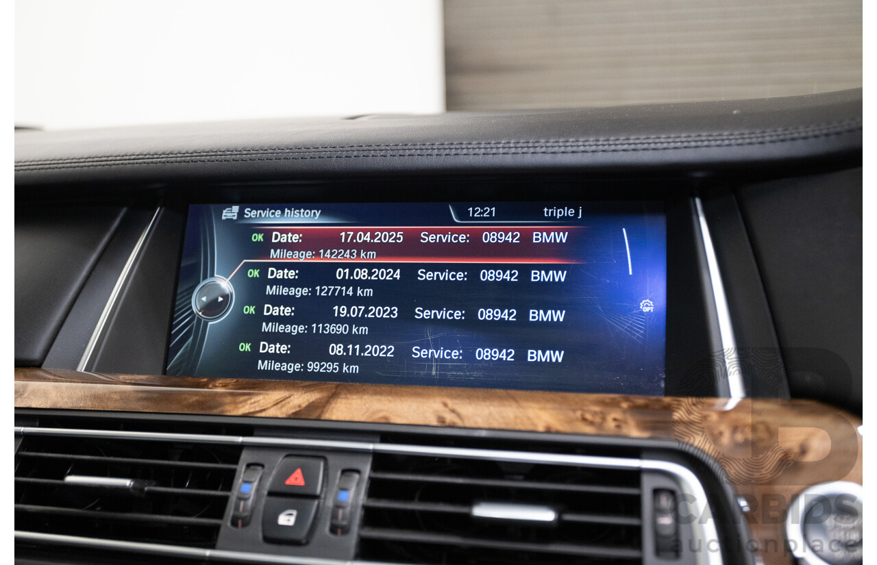 9/2013 BMW 740Li F02 MY13 4D Sedan Black Sapphire Metallic Turbo 3.0L