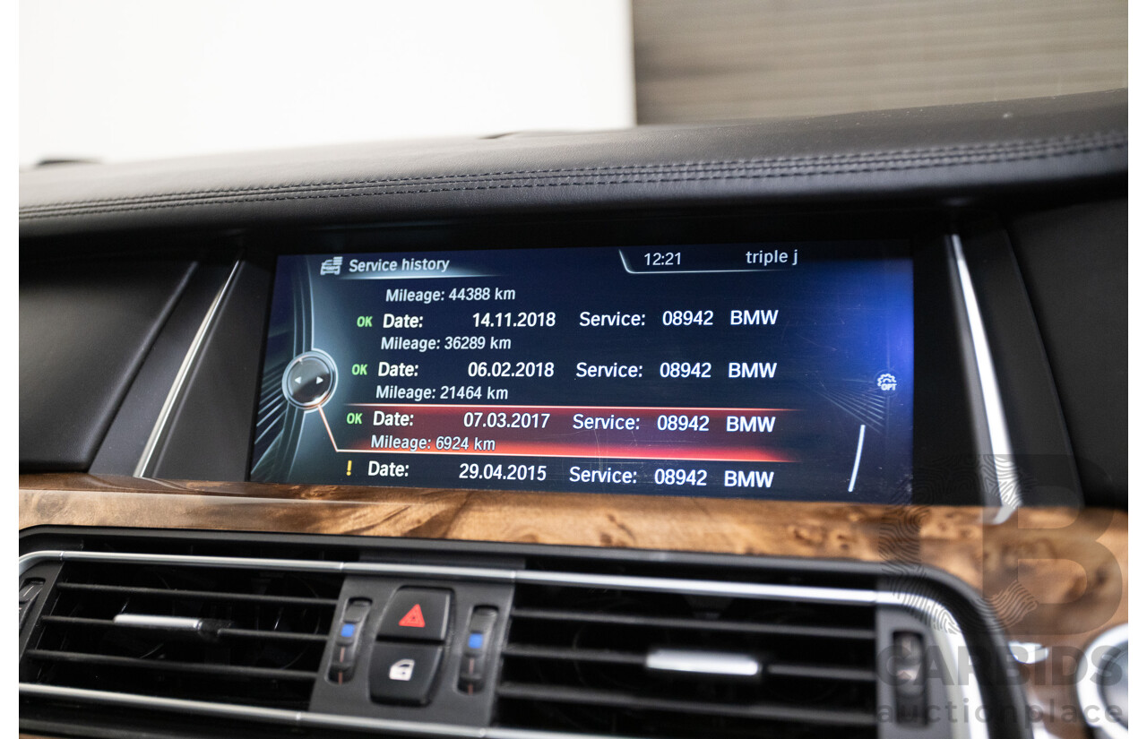 9/2013 BMW 740Li F02 MY13 4D Sedan Black Sapphire Metallic Turbo 3.0L