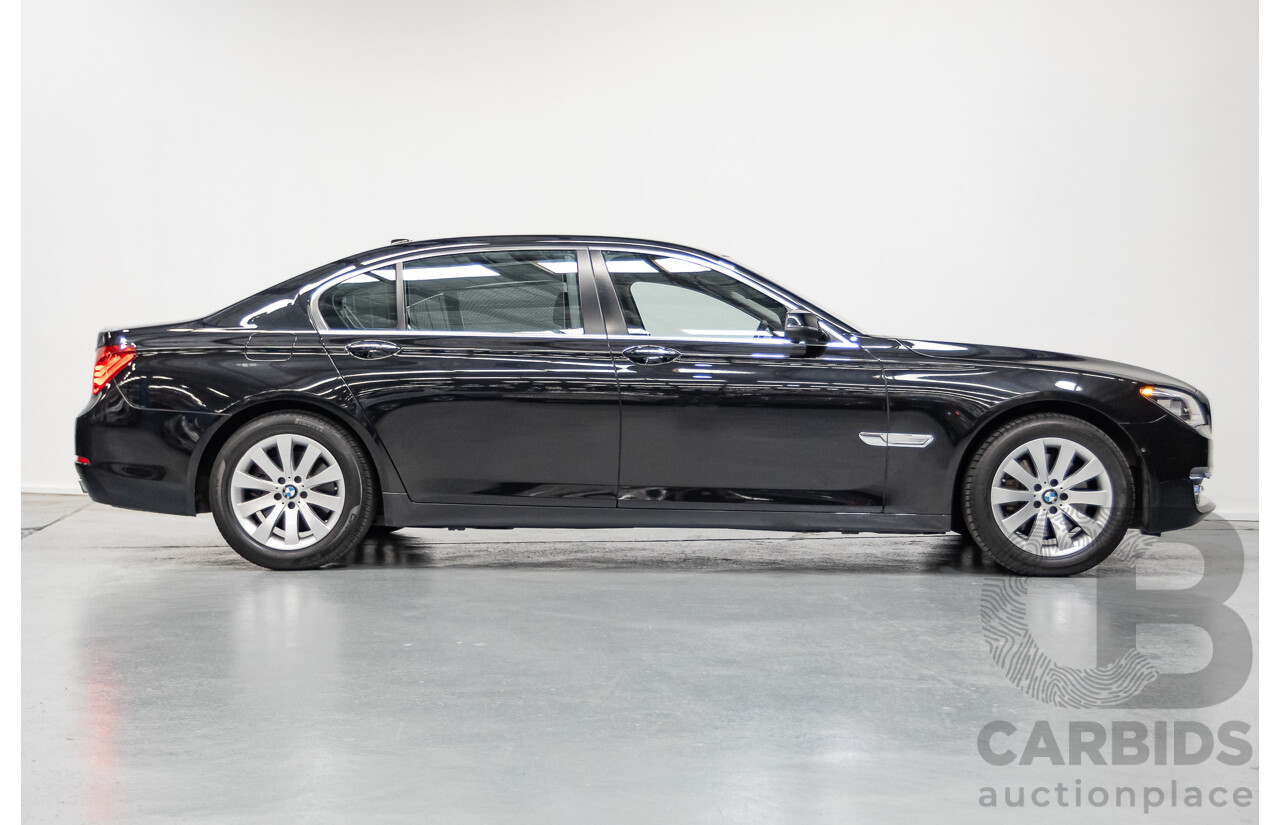 9/2013 BMW 740Li F02 MY13 4D Sedan Black Sapphire Metallic Turbo 3.0L