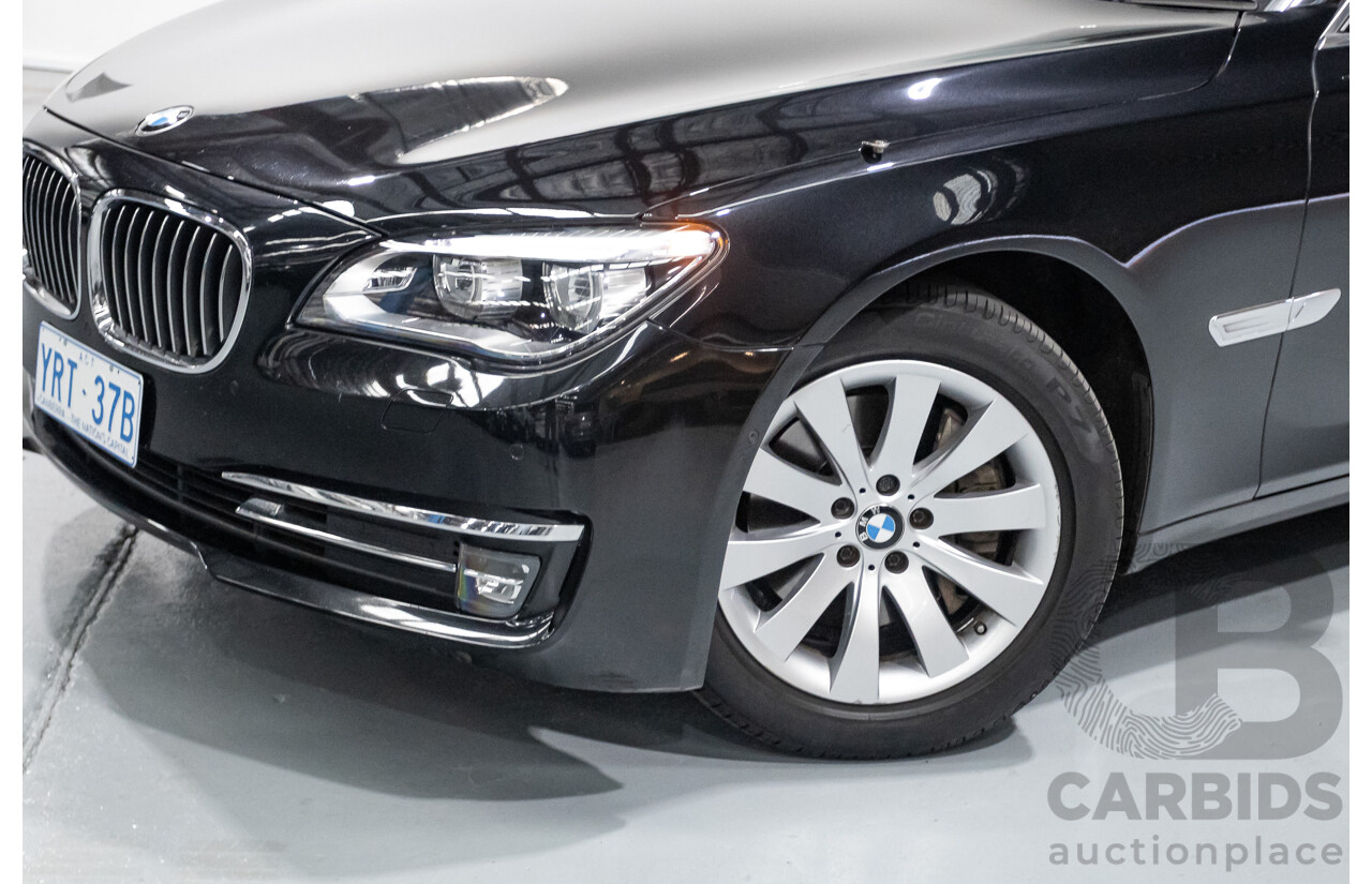 9/2013 BMW 740Li F02 MY13 4D Sedan Black Sapphire Metallic Turbo 3.0L