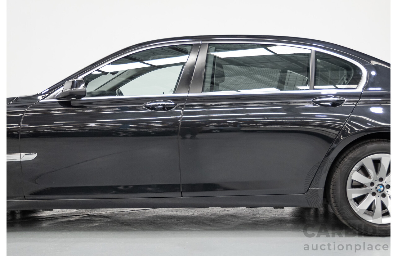 9/2013 BMW 740Li F02 MY13 4D Sedan Black Sapphire Metallic Turbo 3.0L