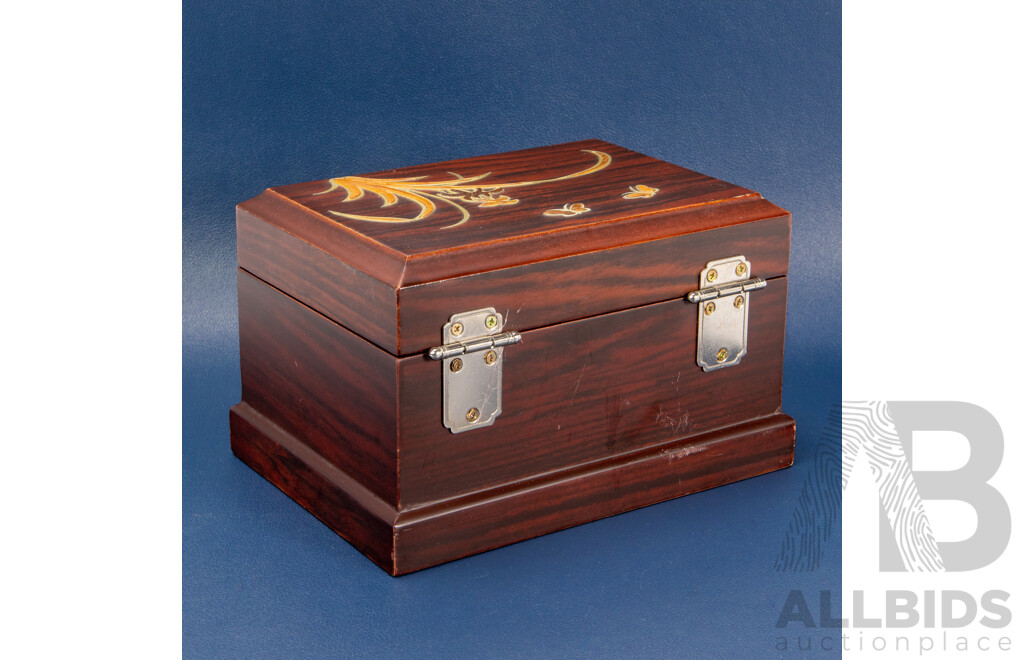 Hand-Painted Wooden Jewellery Box