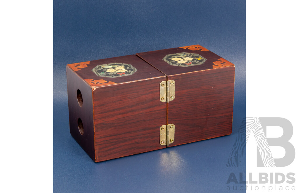 Korean Handmade Central Hinge Double Jewellery Box