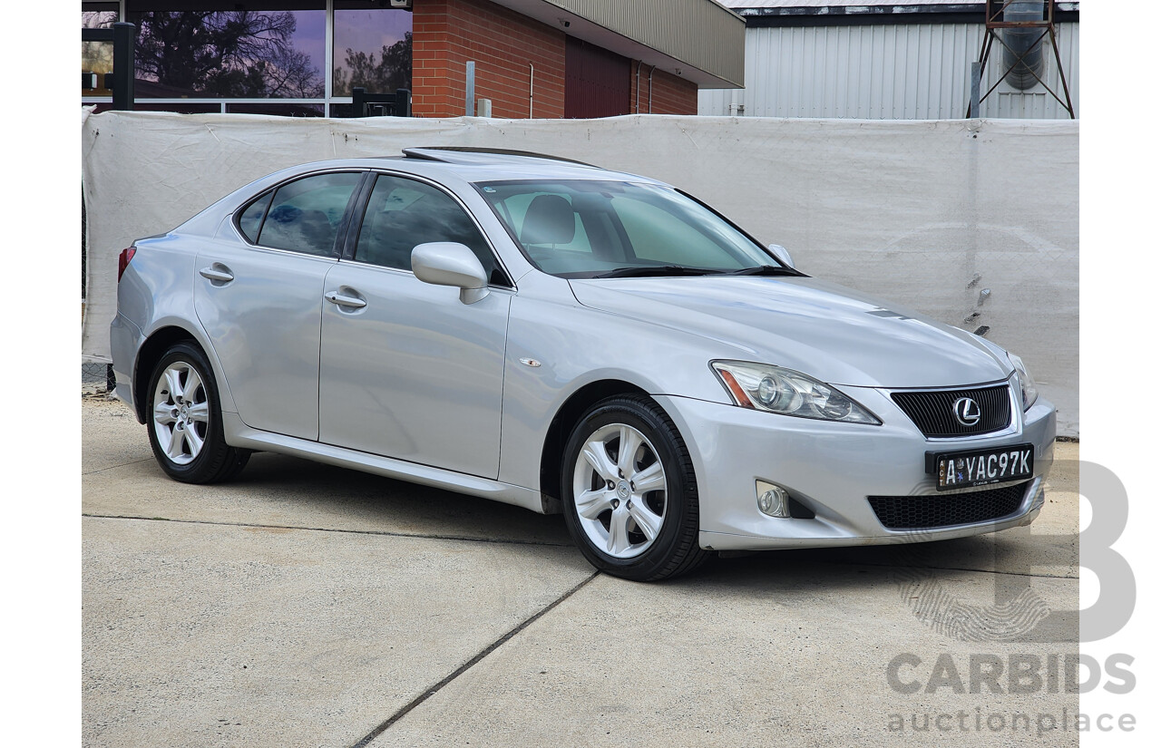 9/2006 Lexus Is250 Prestige GSE20R 4d Sedan Silver 2.5L