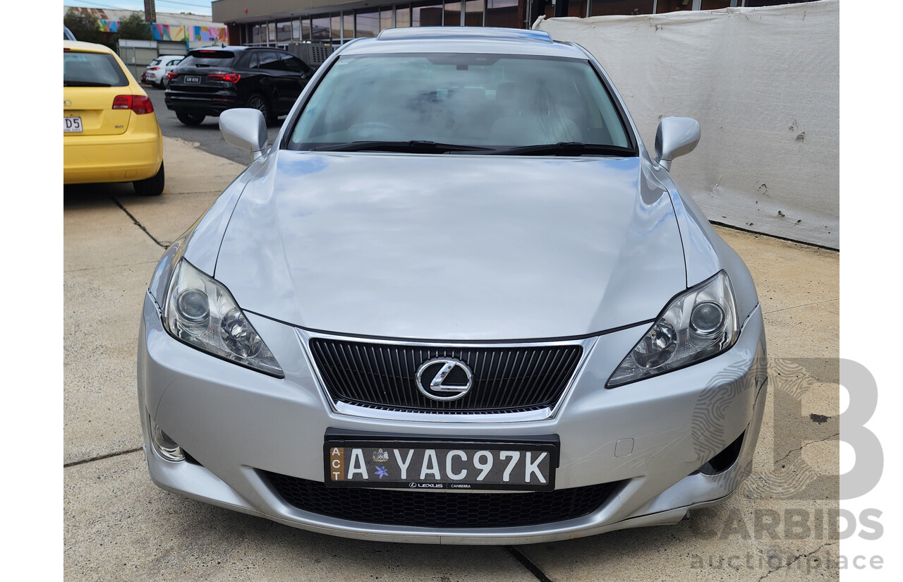 9/2006 Lexus Is250 Prestige GSE20R 4d Sedan Silver 2.5L