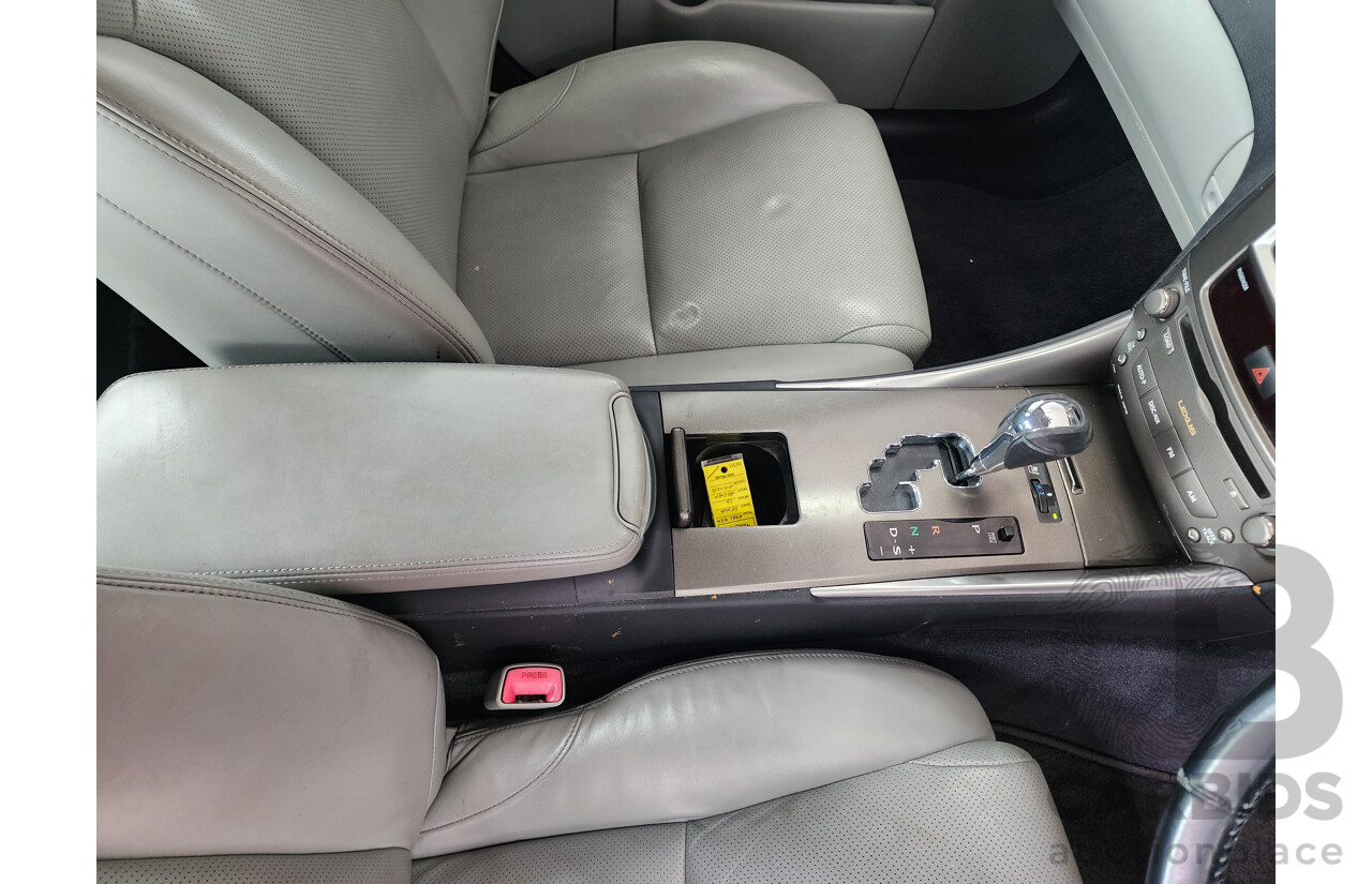 9/2006 Lexus Is250 Prestige GSE20R 4d Sedan Silver 2.5L