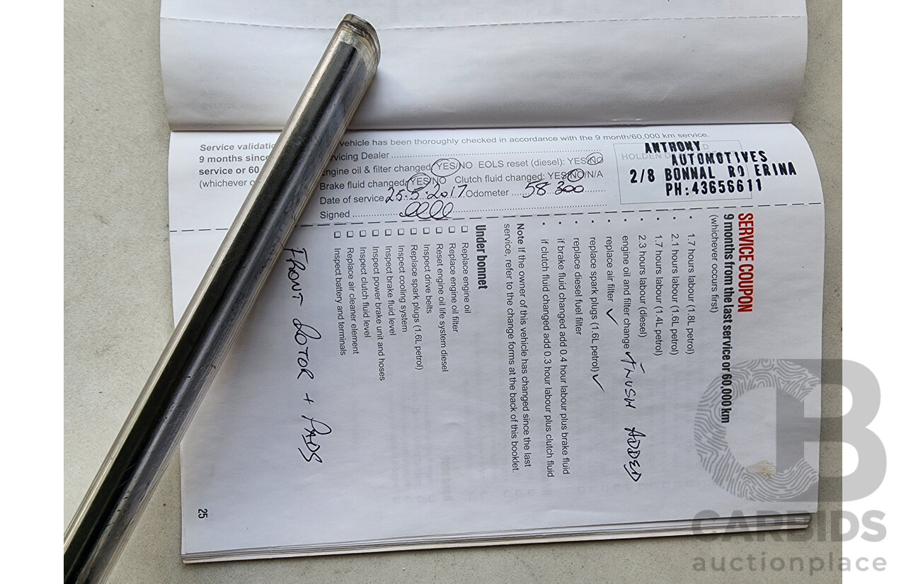 9/2014 Holden Cruze Equipe JH MY14 5d Hatchback White 1.8L