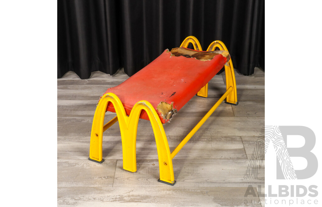 Vintage McDonald's Children's Bench