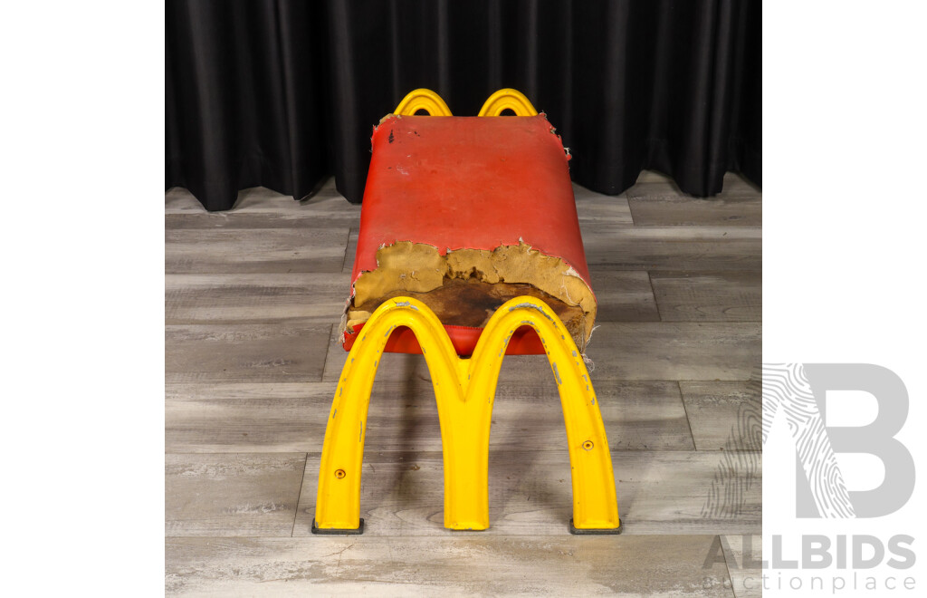 Vintage McDonald's Children's Bench