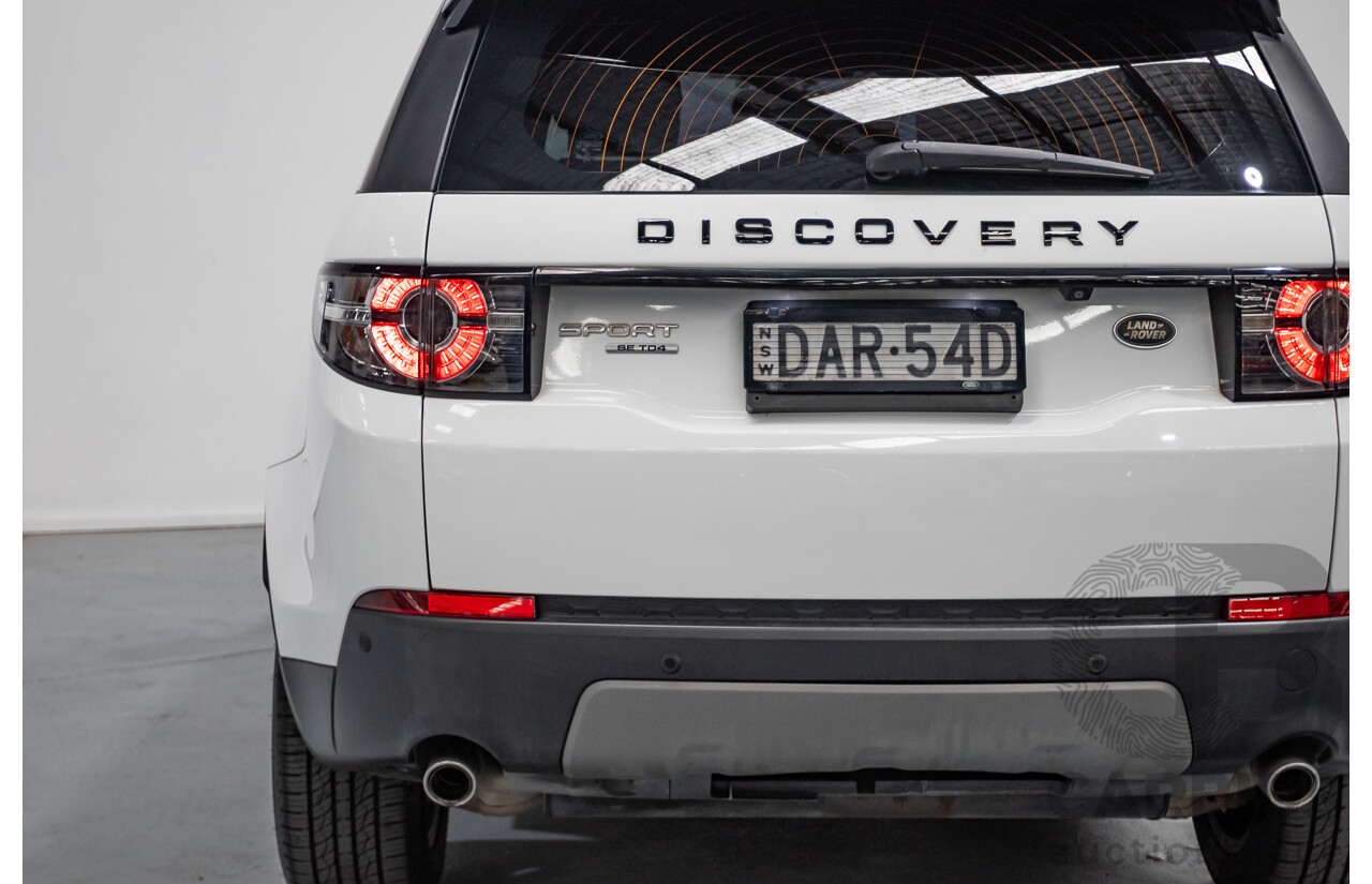 8/2015 Land Rover Discovery Sport TD4 SE LC 4d Wagon Fuji White Turbo Diesel 2.2L