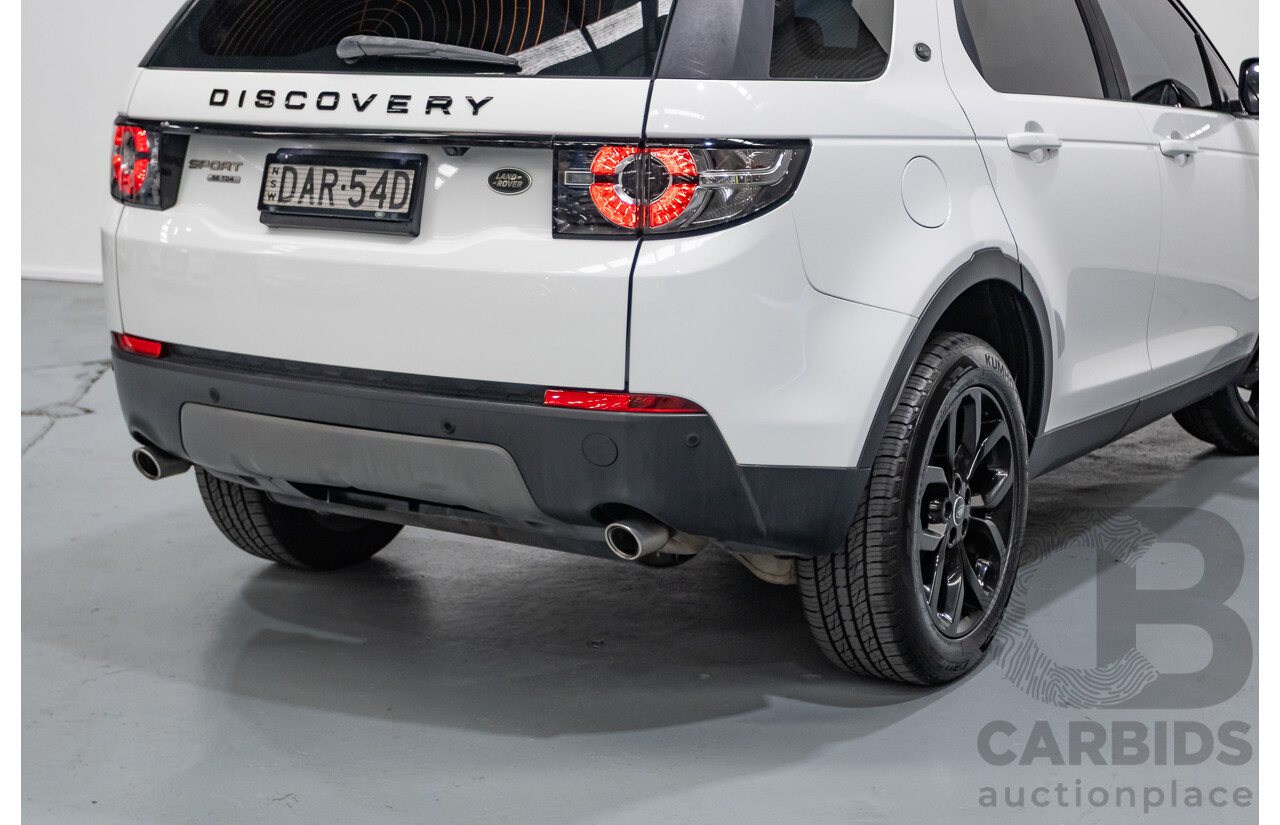 8/2015 Land Rover Discovery Sport TD4 SE LC 4d Wagon Fuji White Turbo Diesel 2.2L