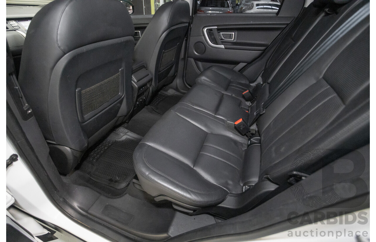 8/2015 Land Rover Discovery Sport TD4 SE LC 4d Wagon Fuji White Turbo Diesel 2.2L