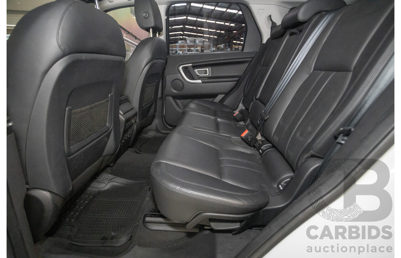 8/2015 Land Rover Discovery Sport TD4 SE LC 4d Wagon Fuji White Turbo Diesel 2.2L