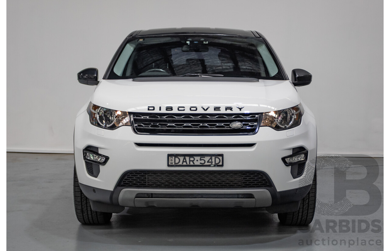 8/2015 Land Rover Discovery Sport TD4 SE LC 4d Wagon Fuji White Turbo Diesel 2.2L