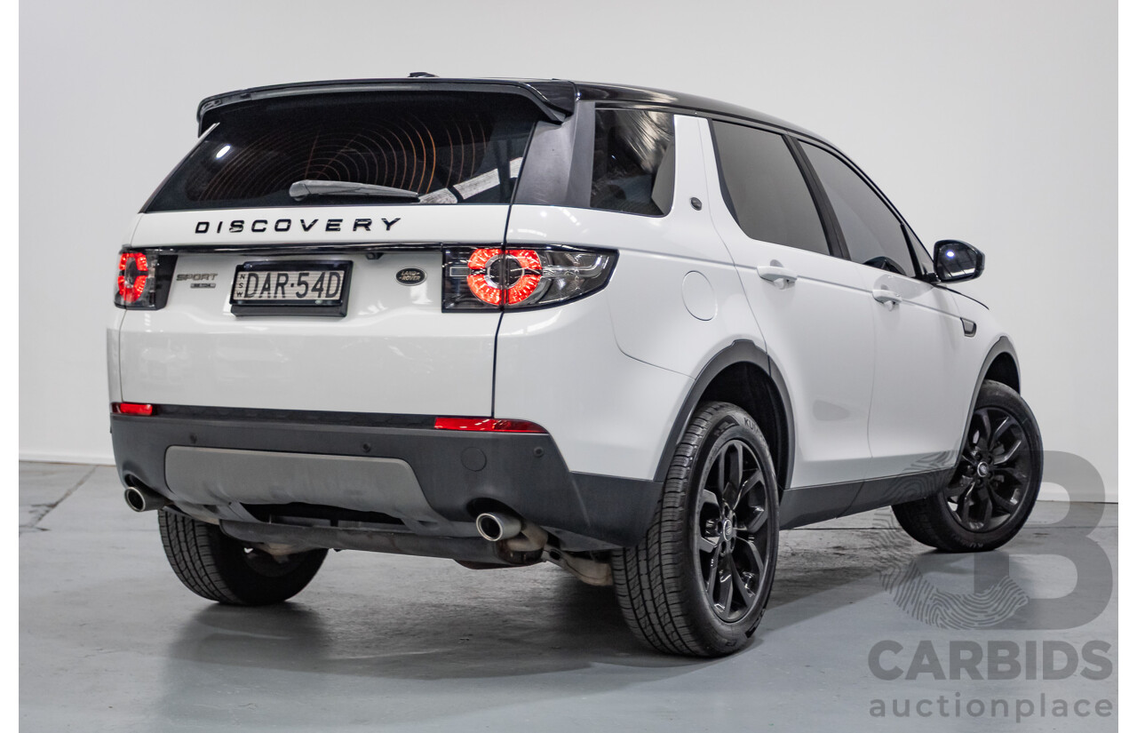 8/2015 Land Rover Discovery Sport TD4 SE LC 4d Wagon Fuji White Turbo Diesel 2.2L