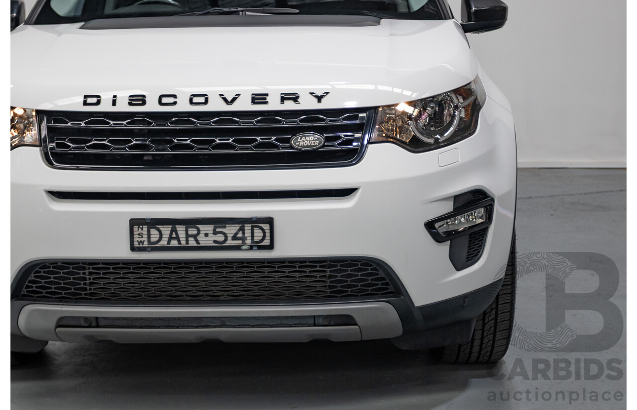 8/2015 Land Rover Discovery Sport TD4 SE LC 4d Wagon Fuji White Turbo Diesel 2.2L